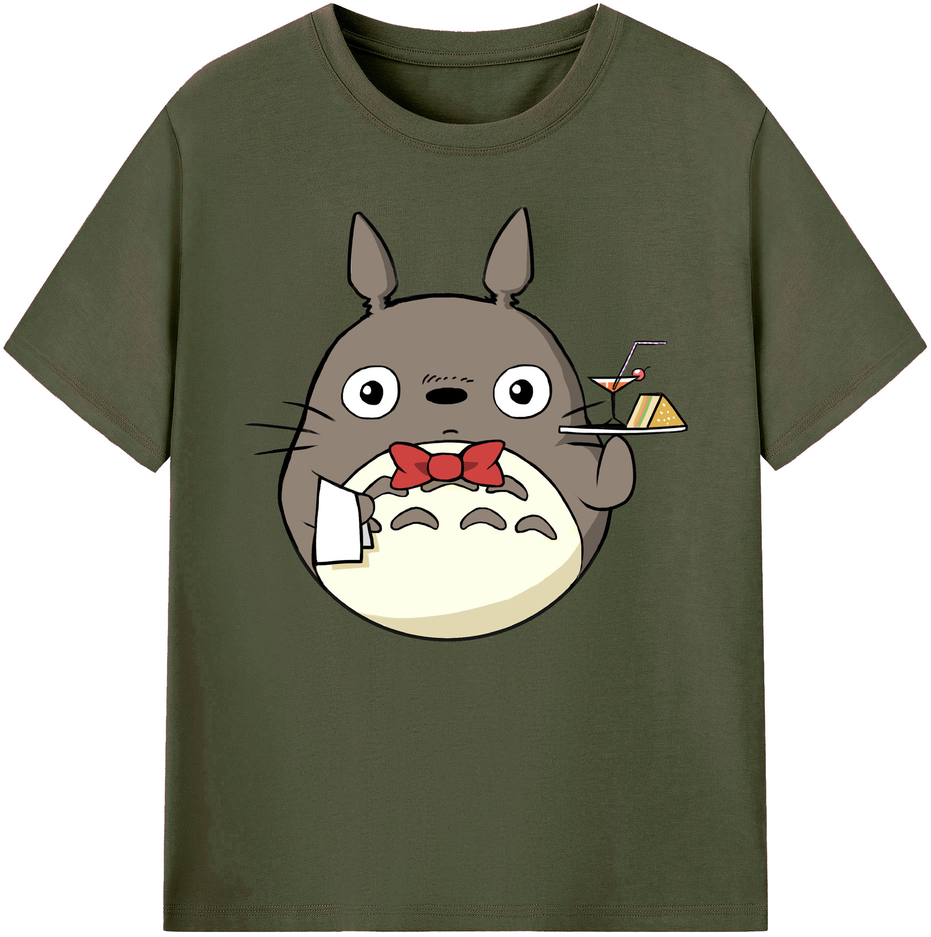 （画像用） となりのトトロ 草壁メイ 草壁サツキ My Neighbor Totoro Satsuki Kusakabe Mei Kusakabe 綿100％ メンズ半袖Tシャツ｜肌触りやわらか＆通気性